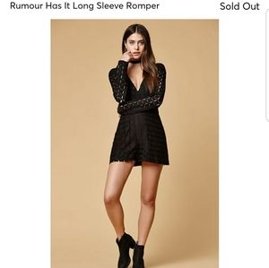 NWOT Minkpink romper playsuit